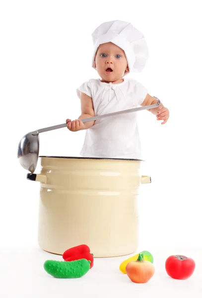 Bebek Beyaz Izole Pan — Stok fotoğraf