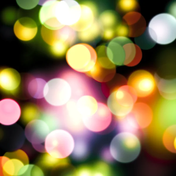 크리스마스 불빛의 아름 다운 초록 배경 — 스톡 사진