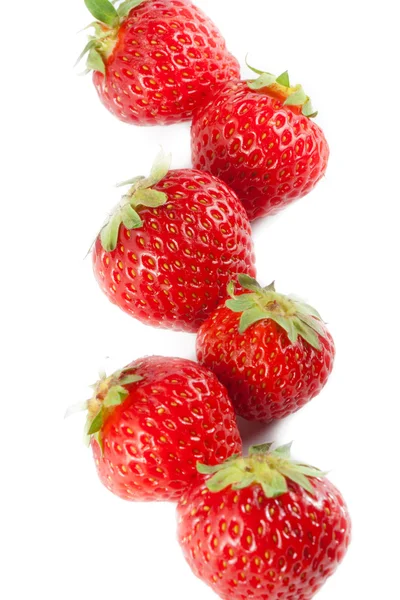 Stock image Ripe strawberry on white