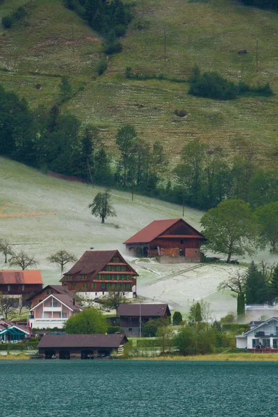 Widok z boku kraju w Szwajcarii — Zdjęcie stockowe