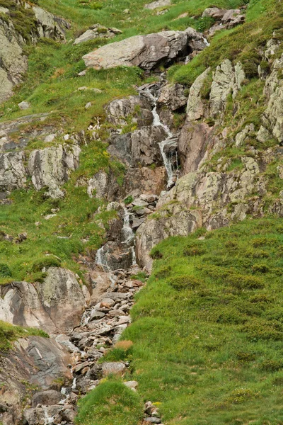 stock image Waterfall in green nature