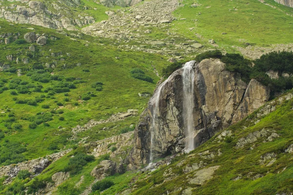 stock image Waterfall in green nature