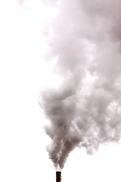 Грязный дым изолирован — стоковое фото