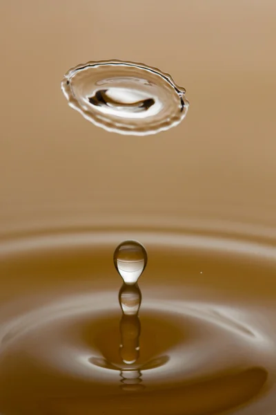 stock image Water drop splashing