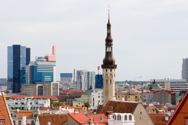 Cityscape of Tallinn. Estonia clipart