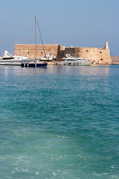 Heraklion haven. Crete, Griekenland — Stockfoto