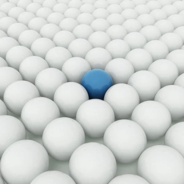 Different blue ball — Stock Photo, Image