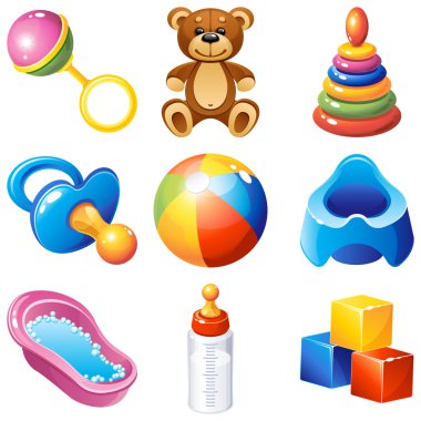 Baby icons clipart