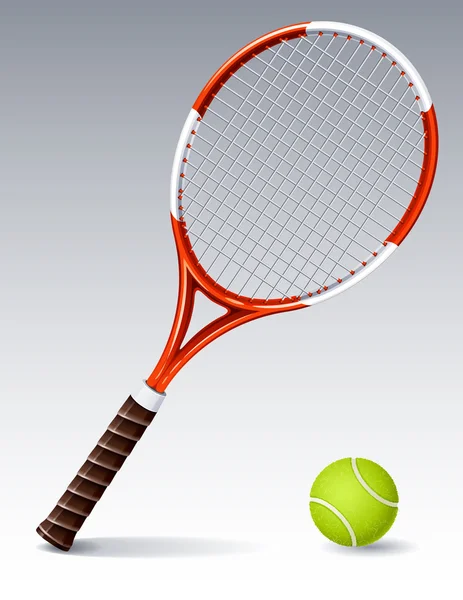 テニスラケット — ストックベクタ