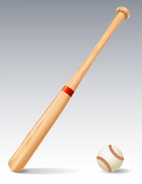 Бейсбольная бэт — стоковый вектор
