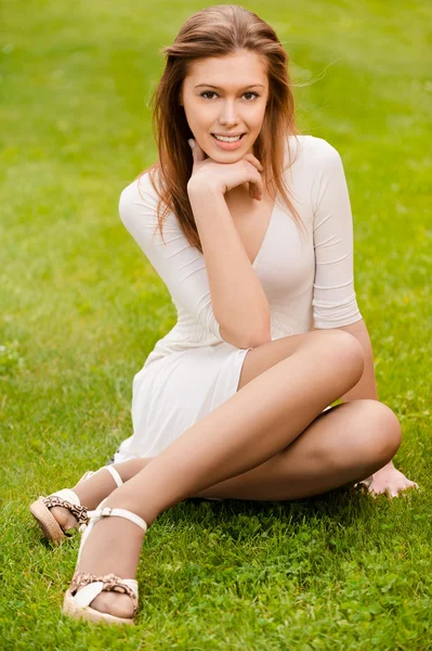 Portrait of charming girl — Stock Photo, Image