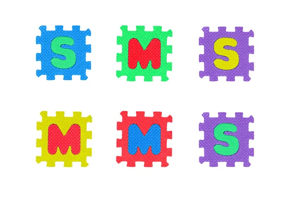 SMS та Mms — стокове фото