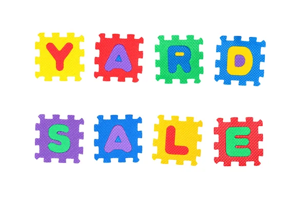 Yard eladás Stock Kép