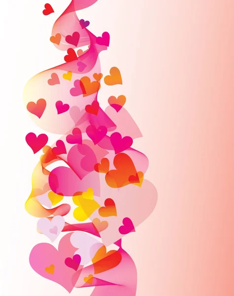 Valentines coeur abstrait — Image vectorielle