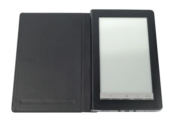 Black E-Book With Case — Stock Photo, Image