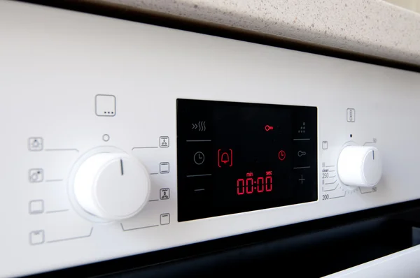 Cucina moderna pannello di controllo stufa — Foto Stock
