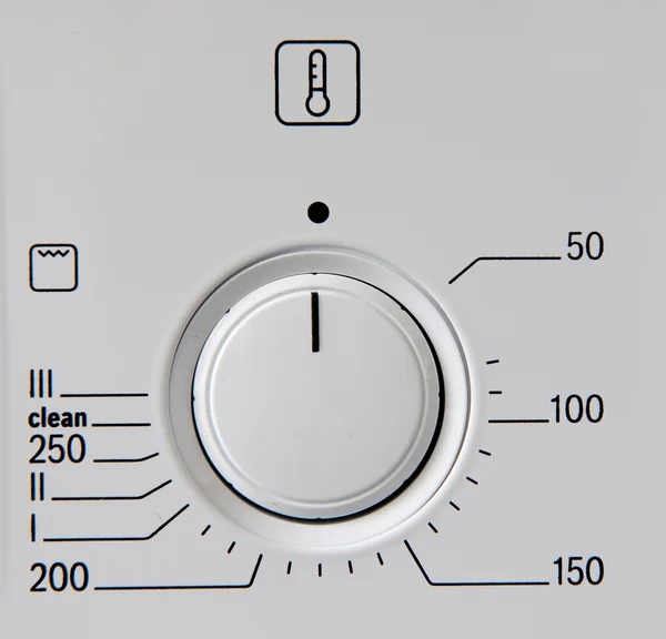 Modern kitchen stove control panel — Stock Photo, Image
