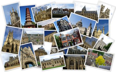 Traveling around England clipart