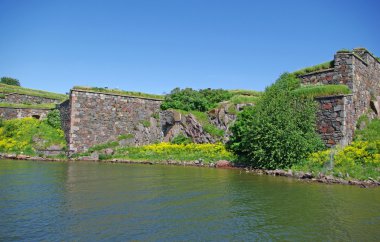 Kale suomenlinna deniz, helsinki, Finlandiya görüntüleyin