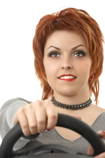 We learn to drive — Stock Photo, Image