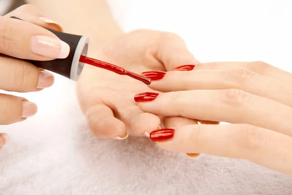 Piękny manicure — Zdjęcie stockowe