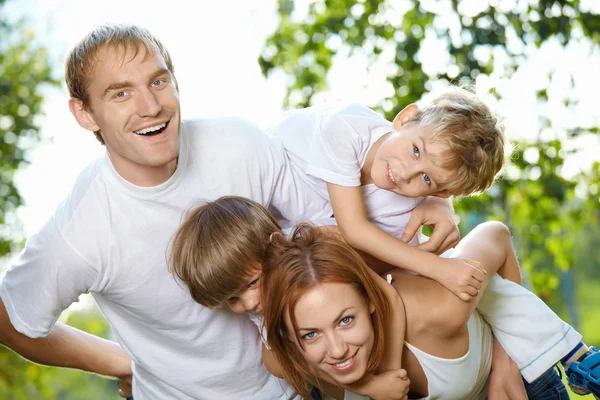 Rodina volný čas — Stock fotografie