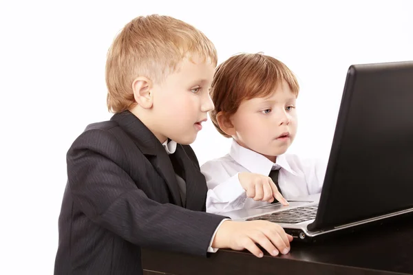 Two small businessmen — Stock Photo, Image