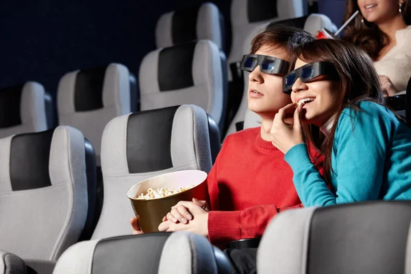 At a cinema Royalty Free Stock Images