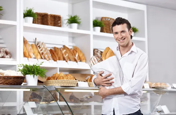 El cliente en una panadería —  Fotos de Stock