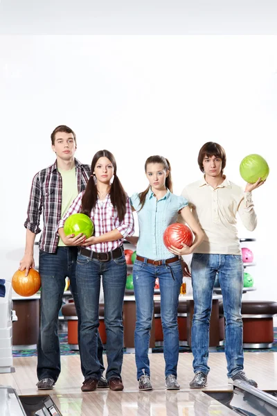 In bowling — Stockfoto