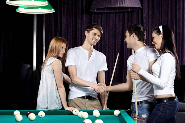 Billiard party — Stock Photo, Image