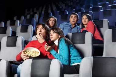 Cinema viewing clipart