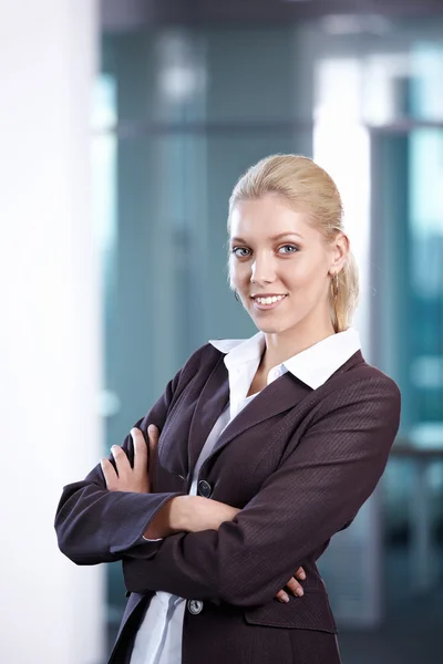 Young Girl Business Suit Royalty Free Stock Images