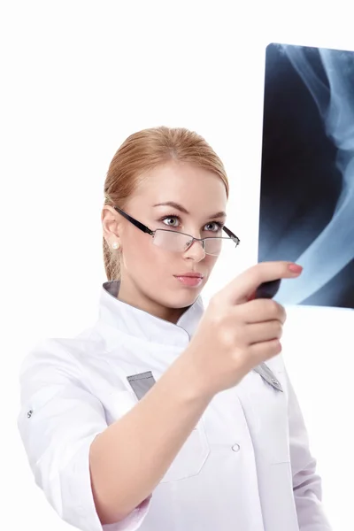 Doctor con rayos X — Foto de Stock