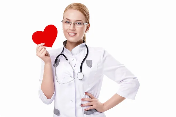 stock image Doctor with heart