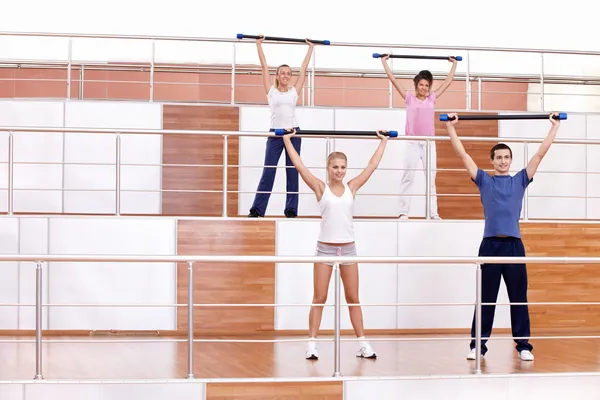 Aulas de fitness em grupo — Fotografia de Stock