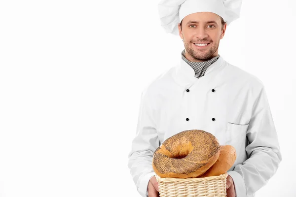 Mature baker — Stock Photo, Image