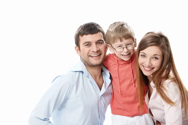 Pozitivní rodina — Stock fotografie