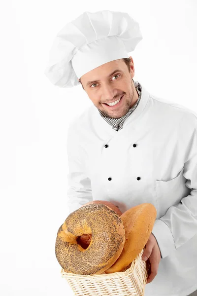 Baker of bread — Stock Photo, Image