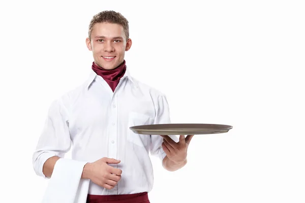 Ο νεαρός σερβιτόρος — Φωτογραφία Αρχείου