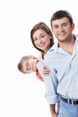 Smiling family clipart