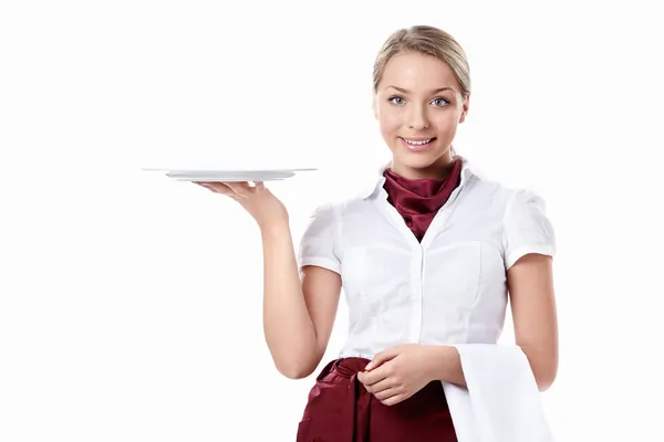 Attractive Waitress — Stock Photo, Image