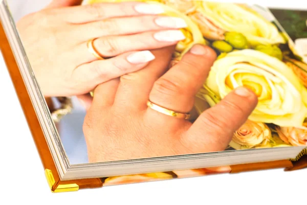 Svatební kniha — Stock fotografie