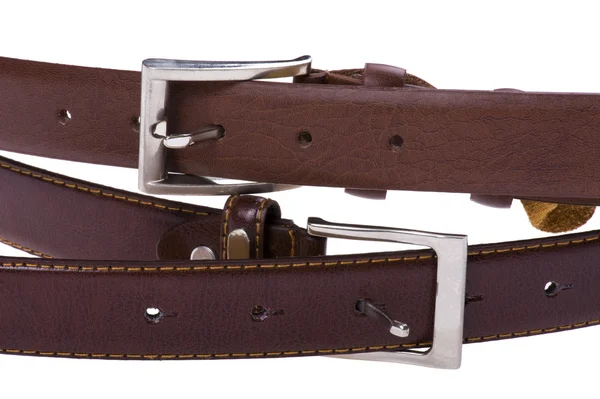 Leather belt close up — Stock Photo, Image