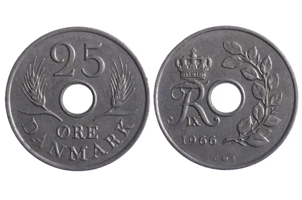 Δανία κέρματα — Φωτογραφία Αρχείου