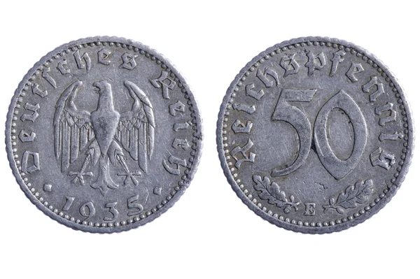 Deutches reich coins — Stock Photo, Image