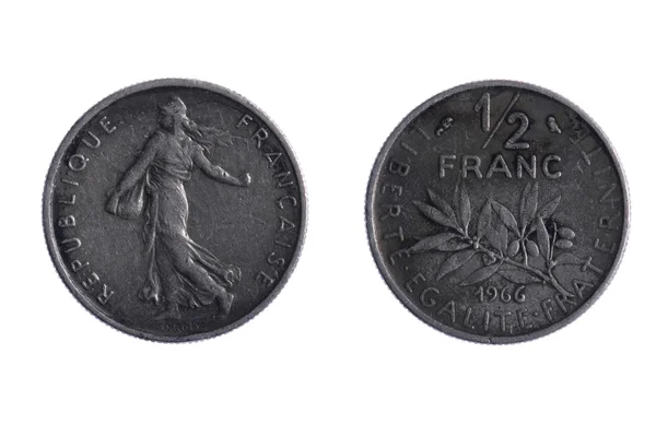 Φράγκο νομίσματα — Φωτογραφία Αρχείου