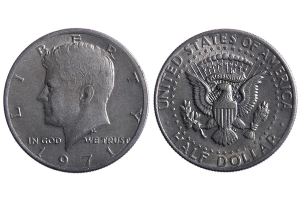Μισό δολάριο νομίσματα — Φωτογραφία Αρχείου