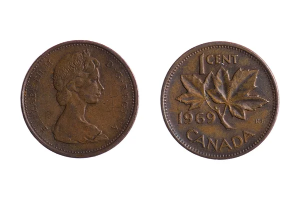 캐나다 동전 — 스톡 사진