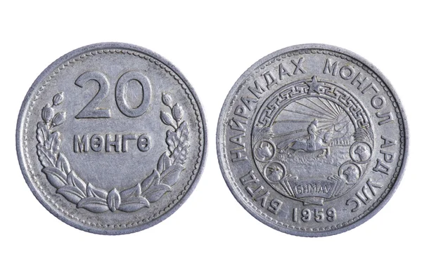 Μογγολία κέρματα — Φωτογραφία Αρχείου